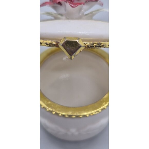 Zales Trinket Box Limoges Ceramic Limited Edition 2000 Jewelry - Picture 4 of 6